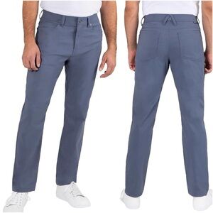 Gerry Men's Tech 5 Pocket Stretch Fabric Comfort Waistband Pant - gray - 36x32